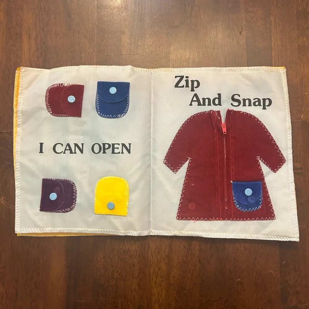 Vintage Yellow 'I Can Do It' Book